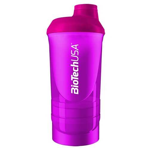 Shaker Wave+ magenta 600ml (+200 +150) Biotech