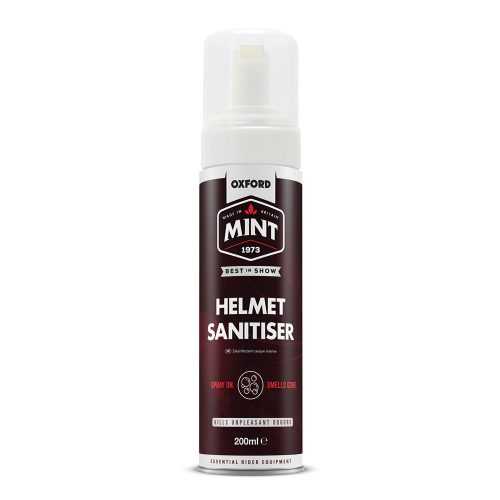 Sisakbelső tisztító Mint Helmet Sanitiser 200 ml hab állagú spray Mint