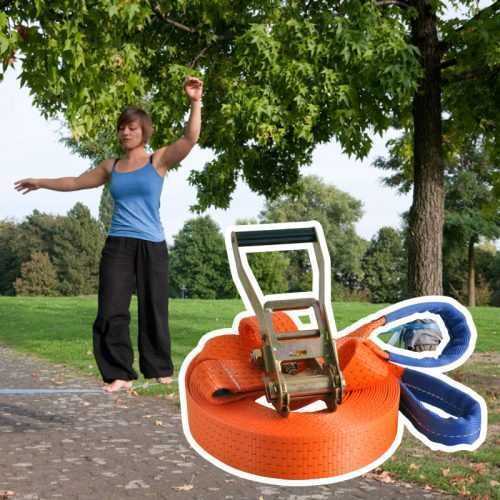 Slackline - inSPORTLine ergo 25 m Lemfeld