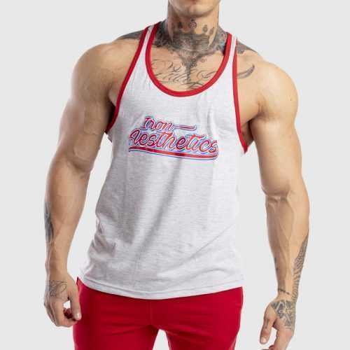 Ujjatlan férfi fitness póló Iron Aesthetics Baseball