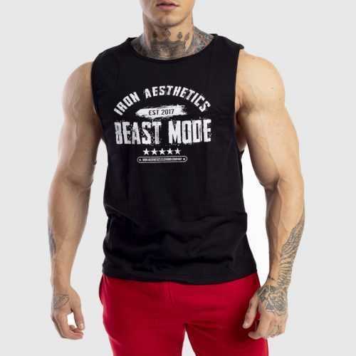 Ujjatlan férfi fitness póló Iron Aesthetics Beast Mode Est. 2017