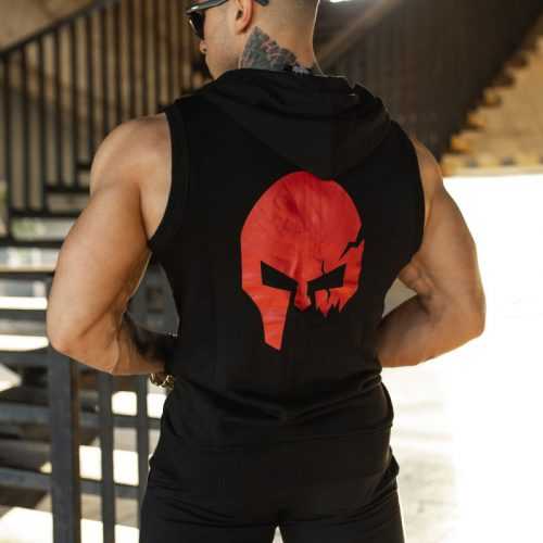 Ujjatlan pulóver Iron Aesthetics Sleeveless Skull