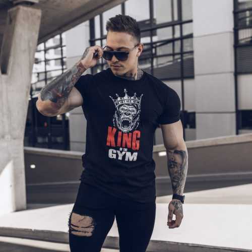 Ultrasoft póló Iron Aesthetics King of the Gym