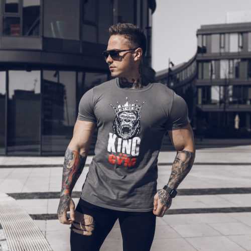Ultrasoft póló Iron Aesthetics King of the Gym