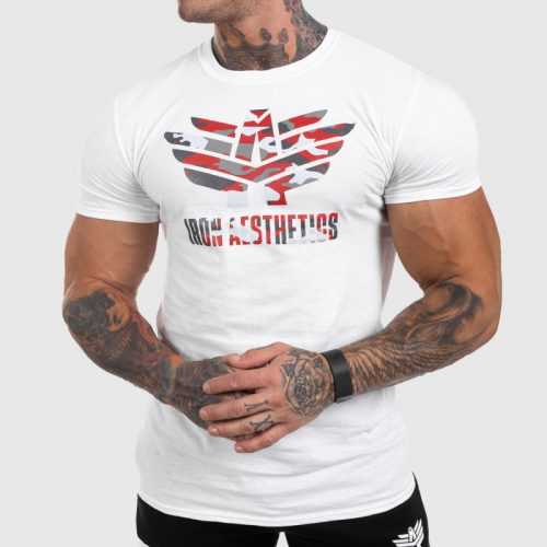 Ultrasoft póló Iron Aesthetics Red Camo