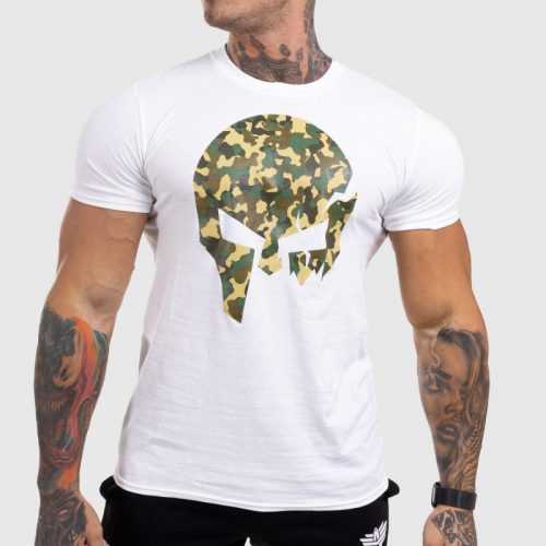 Ultrasoft póló Iron Aesthetics Skull Green Camo