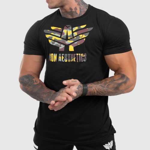 Ultrasoft póló Iron Aesthetics Yellow Camo
