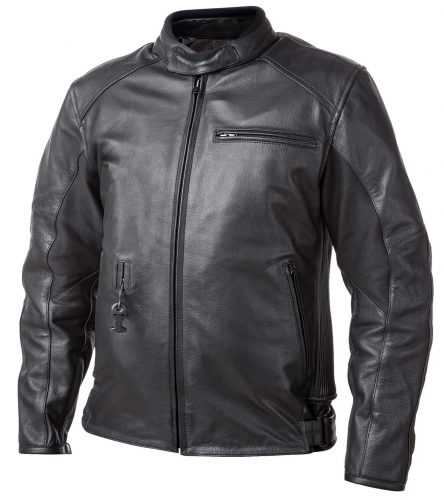 Airbag kabát Helite Roadster Vintage fekete bőr  Fekete  3XL Helite