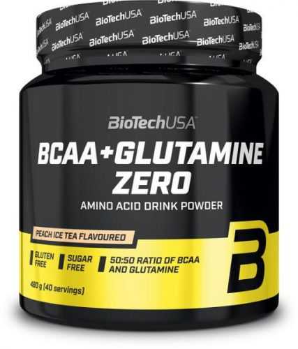 BCAA + Glutamine Zero 480 g  narancs Biotech