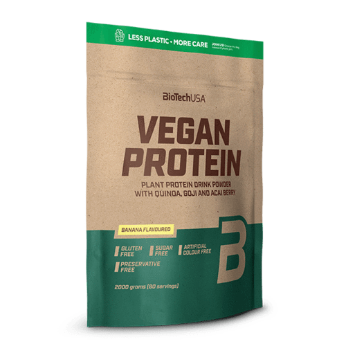 Biotech Vegan Protein - fehérje vegánoknak 500gr  kávé Biotech