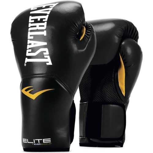 Boxkesztyű Everlast Elite Training Gloves v2  fekete  M(12oz) Everlast