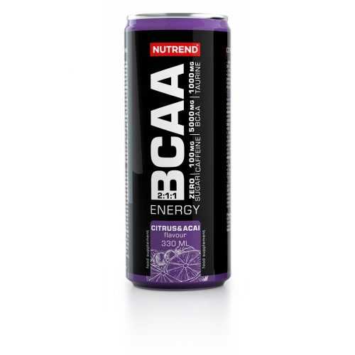 Energiaital Nutrend BCAA Energy 330 ml  citrus+acai bogyó Nutrend