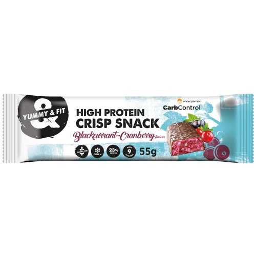 FORPRO HIGH PROTEIN CRISP SNACK 55G  fekete ribizli Forpro