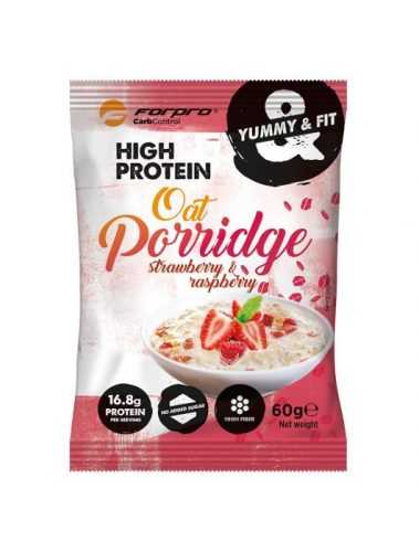 FORPRO HIGH PROTEIN OAT PORRIDGE WITH STRAWBERRY AND RASPBERRY - Forpro