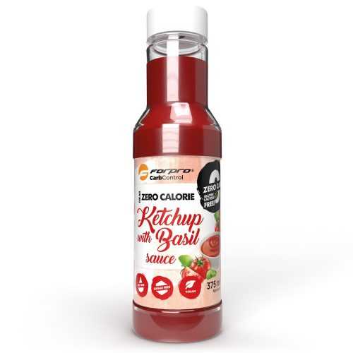 FORPRO NEAR ZERO CALORIE KETCHUP WITH BASIL SAUCE - 375 ML Forpro