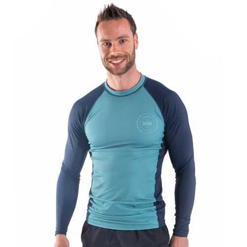 Férfi hosszú ujjú szörf felső Jobe Rashguard  Vintage Zöldeskék  L Jobe