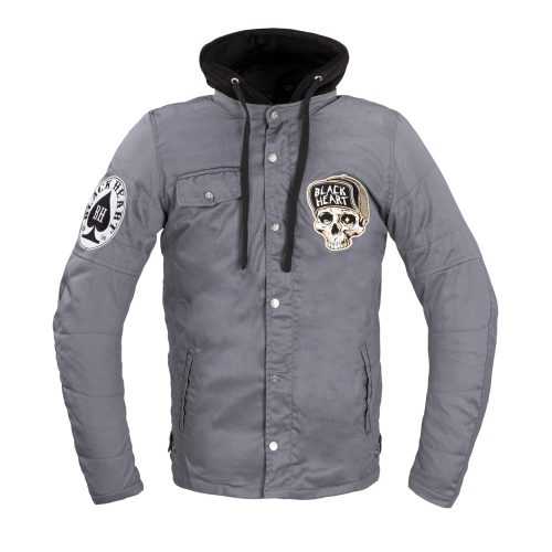 Férfi kabát W-TEC Black Heart Garage Built Jacket  sötét szürke  L W-tec