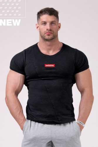 Férfi póló Nebbia Red Label Muscle Back 172  fekete  XL Nebbia