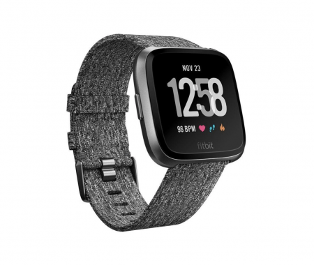 Fitbit Versa okosóra Charcoal Woven Fitbit