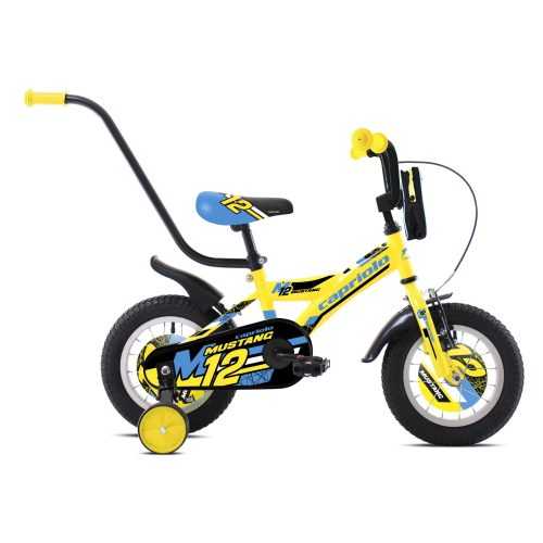 Gyerek kerékpár Capriolo Mustang 12" - 2021  sárga-fekete Capriolo