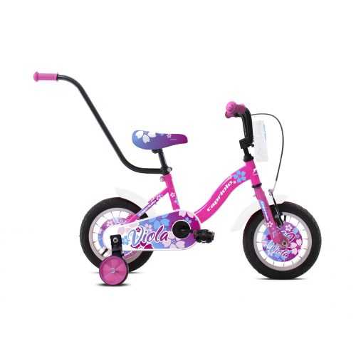 Gyerek kerékpár Capriolo Viola 12"  rózsaszín-fehér Capriolo