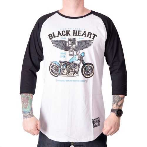 Hosszú ujjú felső BLACK HEART Blue Chopper RG  fehér  XL Black heart
