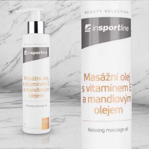 Masszázsolaj inSPORTline E vitaminnak és mandulaolajjal 200 ml Insportline