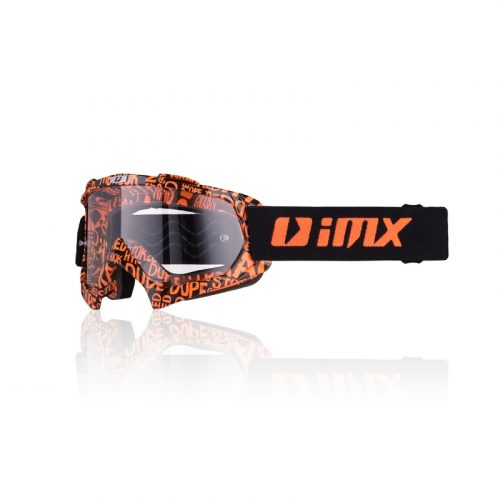 Motocross szemüveg iMX Mud Graphic  narancssárga-fekete Imx