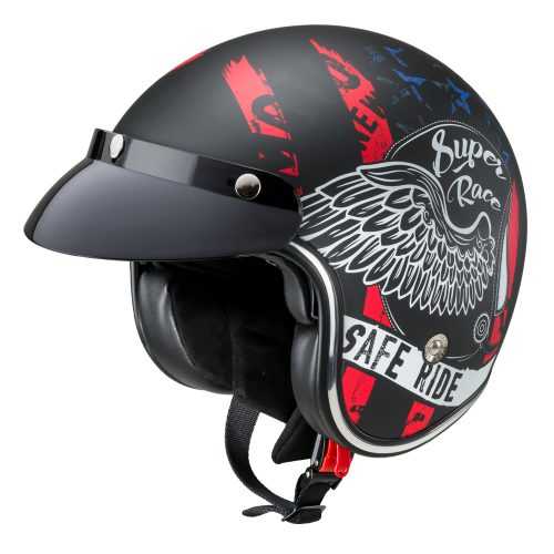 Motoros bukósisak W-TEC Café Racer  Super Race  L(59-60) W-tec