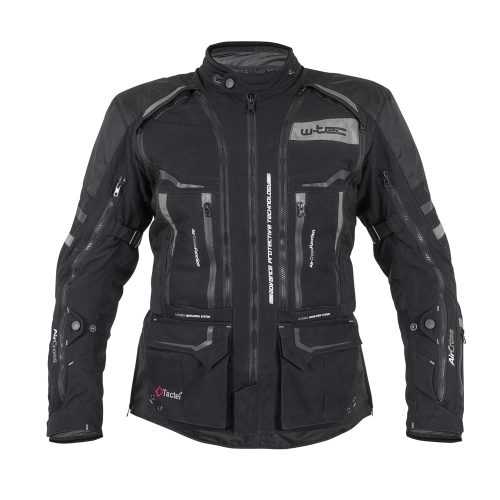 Motoros kabát W-TEC Aircross  fekete-szürke  5XL W-tec