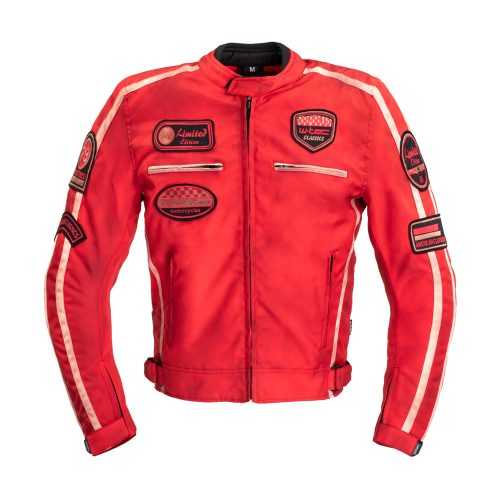 Motoros kabát W-TEC Patriot Red  piros  3XL W-tec