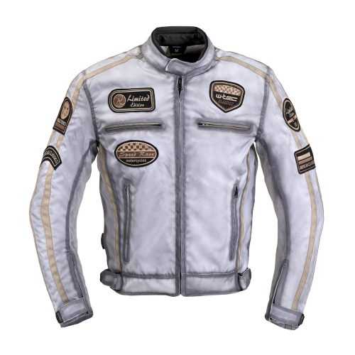 Motoros kabát W-TEC Patriot  fehér  6XL W-tec