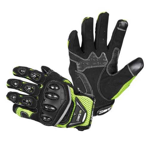 Motoros kesztyű W-TEC Upgear  XL  fekete-fluo W-tec