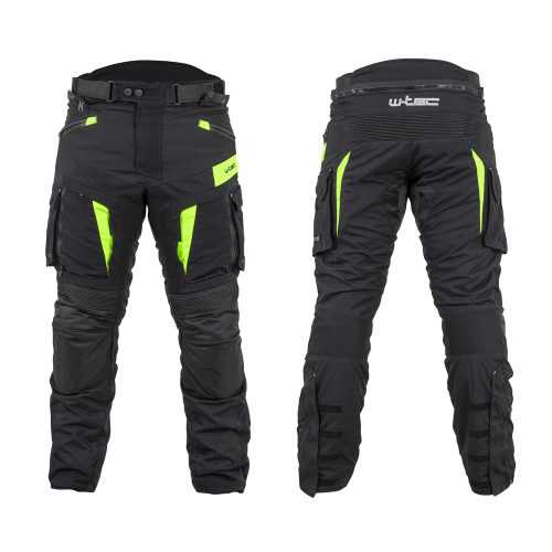 Motoros nadrág W-TEC Aircross  3XL  fekete-fluor sárga W-tec