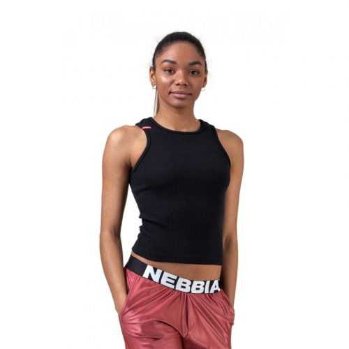 Női crop top Sports Nebbia Labels 516  fekete  M Nebbia