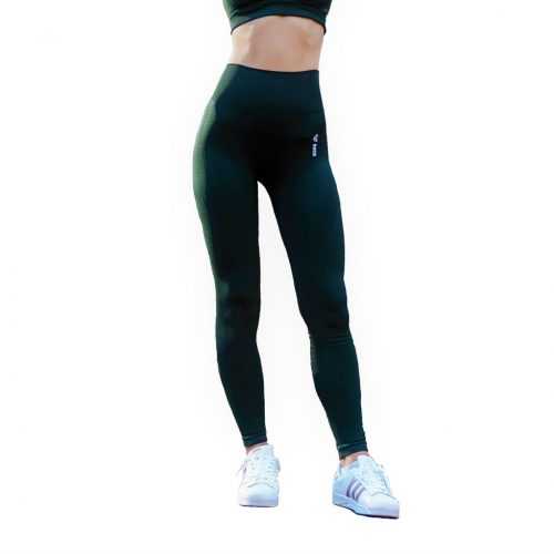 Női  leggings Boco Wear Bottle Green Cropped  zöld  M/L Boco wear