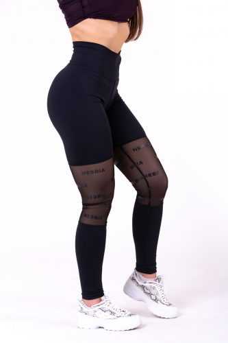 Női leggings Mesh it up! 666  M Nebbia