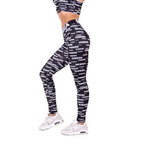 Női leggings Nebbia X SEAQUAL TM 770  S  fekete Nebbia