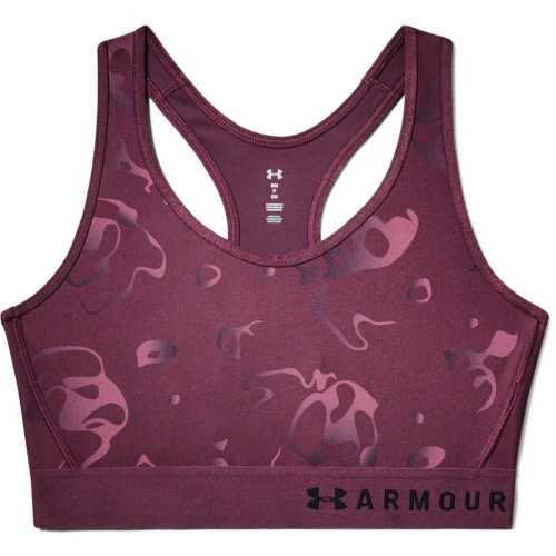 Női sportmelltartó Under Armour Mid Keyhole Print  Level Purple  M Under armour