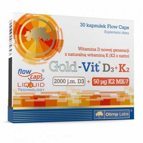 OLIMP GOLD-VIT D3+K2 VITAMIN 30 KAPSZULA Olimp