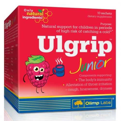 Olimp Ulgrip Junior - 10 tasak málna íz Olimp