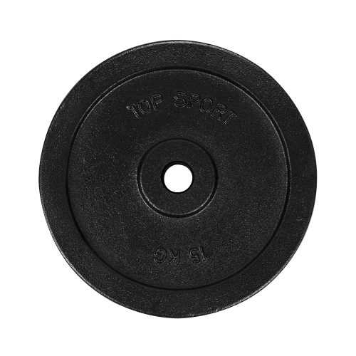 Öntöttvas súlytárcsa 30mm Top Sport Castyr 15 kg Top sport