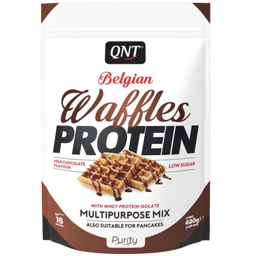 QNT BELGIAN WAFFLES PROTEIN 480G  Tej csokoládé Qnt usa