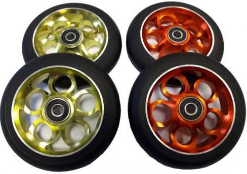 Spartan Stunt roller kerék alumínium 110 mm  arany Spartan