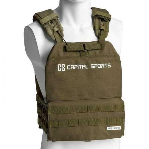 Súlymellény Capital Sports Battlevest 2.0 2 x 4 kg - zöld Capital sports