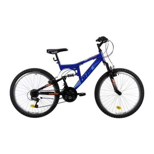 Teleszkópos junior kerékpár DHS 2441 24"  kék Dhs