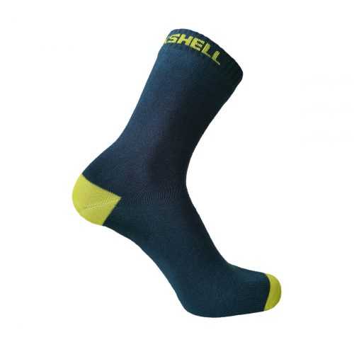 Vízálló zokni DexShell Ultra Thin Crew  Tengerészkék-Lime  L Dexshell