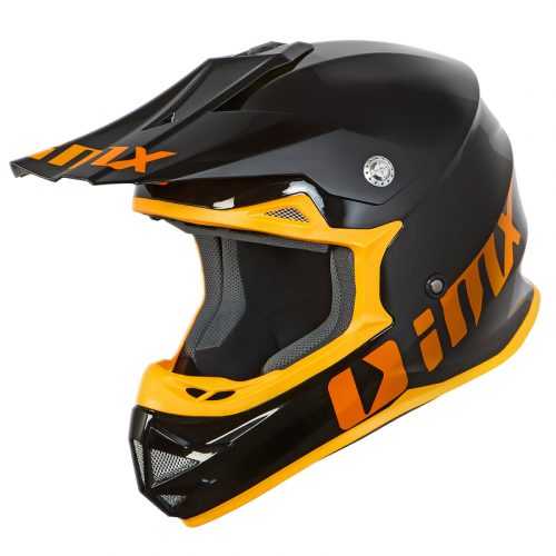 Motocross bukósisak iMX FMX-01  Play Black/Orange  L(59-60) Imx