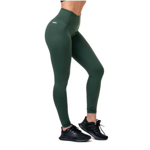 Női leggings magas derékkal Nebbia Classic Hero 570  Sötétzöld  S Nebbia