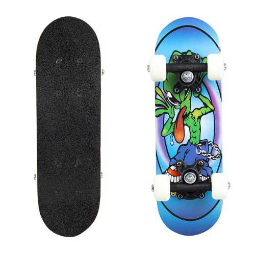 Skateboard Mini Board  Alien On Blue Spartan
